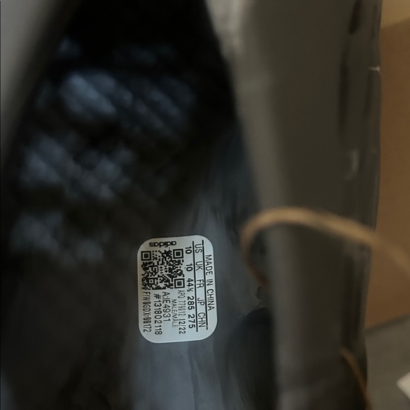 adidas Foam Runner Marble Grey Slip-On Athletic Clog - Picture 4 of 5